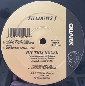 SHADOWS J / HIP THIS HOUSE