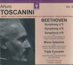 BEETHOVEN: SYMPHONY NO.5 / NO.8 / NO.9/ARTURO TOSCANINI