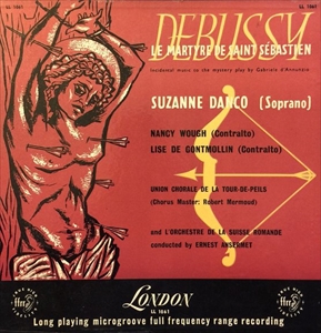 SUZANNE DANCO / シュザンヌ・ダンコ / DEBUSSY: LE MARTYRE DE SAINT SEBASTIAN