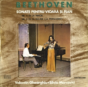 VALENTIN GHEORGHIU / ヴァレンティン・ゲオルギュー / BEETHOVEN: SONATE PENTRU VIOARA SI PIAN