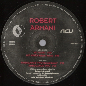 ROBERT ARMANI / ロバート・アルマーニ / HIT HARD