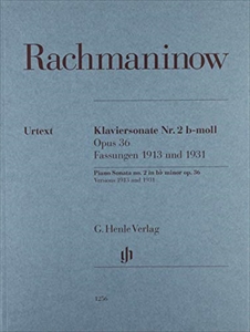 SERGEY RACHMANINOV / セルゲイ・ラフマニノフ / PIANO SONATA NO. 2 OP36 KLAVIERSONATE NR. 2 B-MOLL OPUS 36 (MULTILINGUAL EDITION)