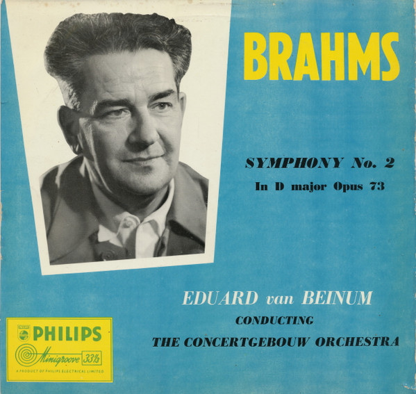 EDUARD VAN BEINUM / エドゥアルト・ファン・ベイヌム / BRAHMS: SYMPHONY NO. 2 IN D, OP. 73