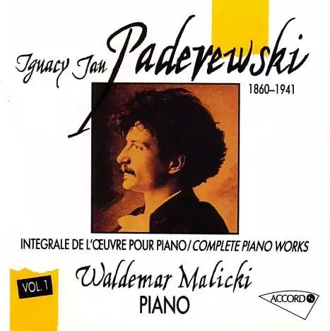 WALDEMAR MALICKI / ワルデマール・マリツキ / PADEREWSKI: PIANO WORKS VOL.1
