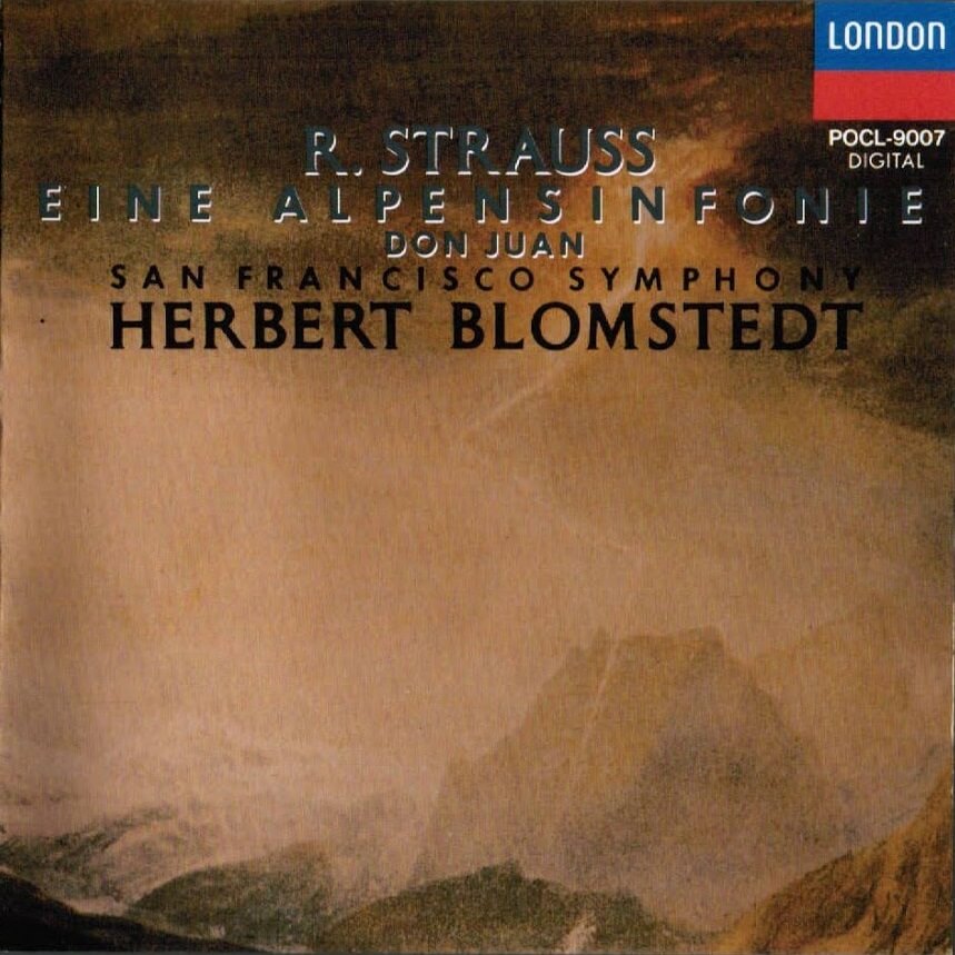 HERBERT BLOMSTEDT / ヘルベルト・ブロムシュテット / R.シュトラウス: アルプス交響曲