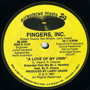 FINGERS INC. / フィンガーズ・インク / A LOVE OF MY OWN