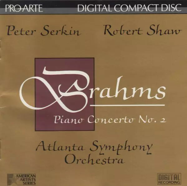 PETER SERKIN / ピーター・ゼルキン / BRAHMS: PIANO CONCERTO NO.2