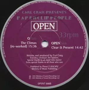 PAPERCLIP PEOPLE / ペーパークリップ・ピープル / CLIMAX / CLEAR & PRESENT