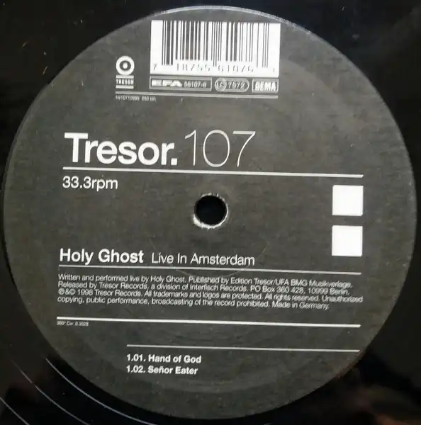 HOLY GHOST / LIVE IN AMSTERDAM