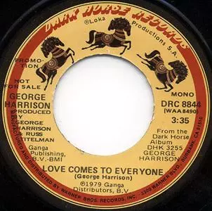 GEORGE HARRISON / ジョージ・ハリスン / LOVE COMES TO EVERYONE / SOFT TOUCH