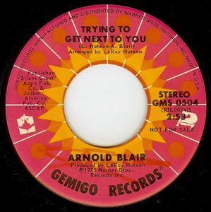 ARNOLD BLAIR  / アーノルド・ブレア / TRYING TO GET NEXT TO YOU