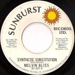MELVIN BLISS / REWARD / SYNTHETIC SUBSTITUTION