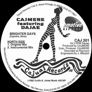 CAJMERE / カジミア / BRIGHTER DAYS