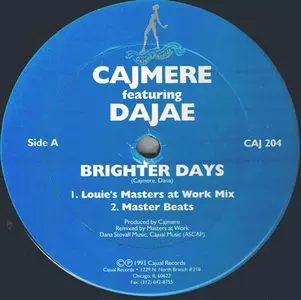 CAJMERE FEAT DAJAE / カジミア・フィート・ダジャエ / BRIGHTER DAYS