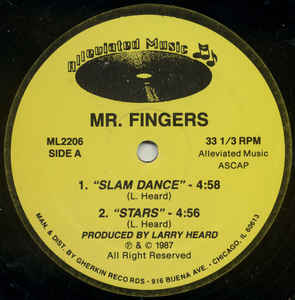 MR.FINGERS / ミスター・フィンガーズ / SLAM DANCE (1987 YELLOW LABEL)