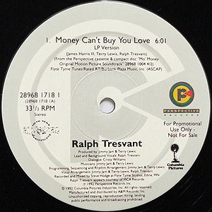 RALPH TRESVANT / ラルフ・トレスヴァント / MONEY CAN'T BUY YOU LOVE