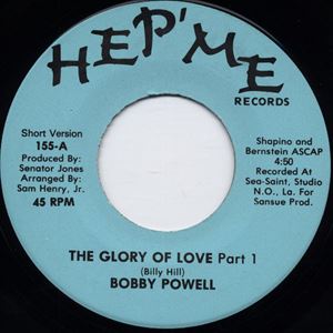BOBBY POWELL / ボビー・パウエル / GLORY OF LOVE