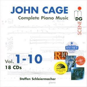 STEFFEN SCHLEIERMACHER / JOHN CAGE COMPLETE PIANO MUSIC, VOL. 1-10