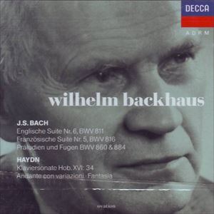 WILHELM BACKHAUS / ヴィルヘルム・バックハウス / BACH:ENGLISH SUITE NO.6