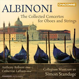 SIMON STANDAGE / サイモン・スタンデイジ / ALBINONI: COLLECTED CONCERTOS FOR OBOE AND STRINGS