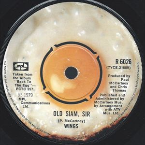 WINGS / ウィングス / OLD SIAM, SIR / SPIN IT ON