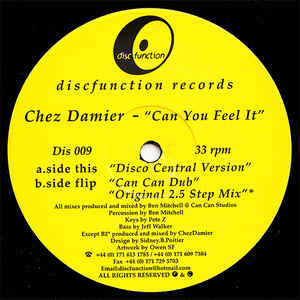 CHEZ DAMIER / シェ・ダミエ / CAN YOU FEEL IT