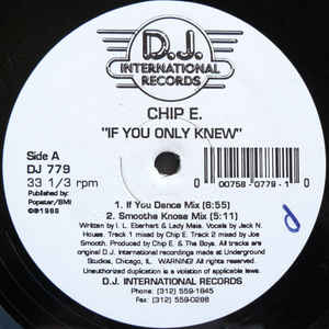 CHIP E. / チップE / IF YOU ONLY KNEW
