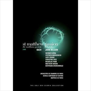 JOHN NELSON / ジョン・ネルソン / BACH: ST. MATTHEW PASSION