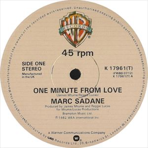 MARC SADANE / マーク・サダーン / ONE MINUTE FROM LOVE (12")
