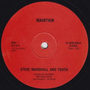 STEVE MARSHALL / スティーヴ・マーシャル / MAINTAIN
