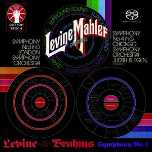 JAMES LEVINE / ジェイムズ・レヴァイン / MAHLER: SYMPHONIES 1 & 4 / BRAHMS: SYMPHONY NO.1 (SACD) 