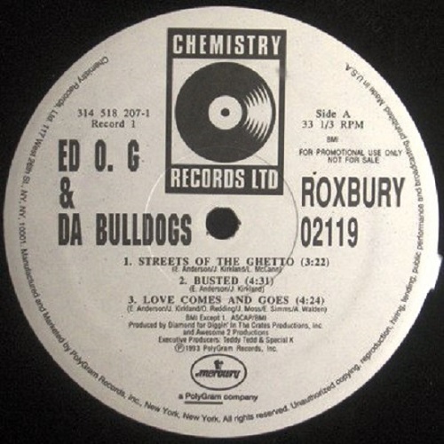 EDO. G & DA BULLDOGS / ROXBURY 02119