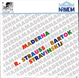 BRUNO MADERNA / ブルーノ・マデルナ / R.STRAUSS / BARTOK / STRAVINSKIJ