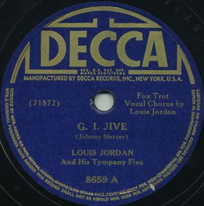 LOUIS JORDAN / ルイ・ジョーダン / G.I. JIVE