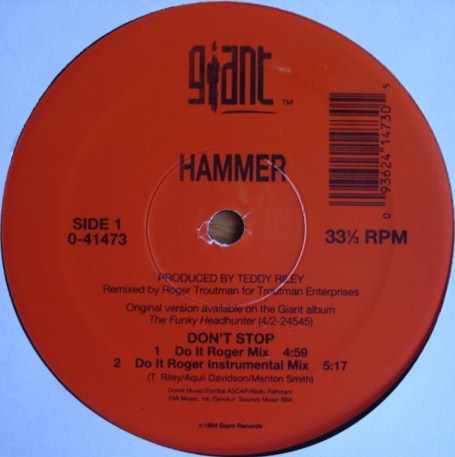 HAMMER DON'T STOP (DO IT ROGER MIX)