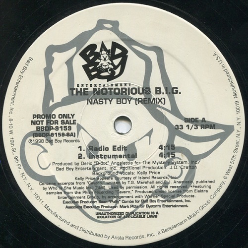 NASTY BOYS REMIX/THE NOTORIOUS B.I.G./ザノトーリアスB.I.G.｜HIPHOP