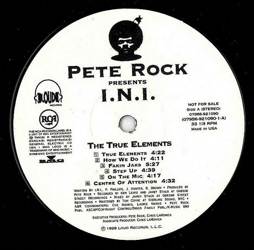 PETE ROCK / ピート・ロック / TRUE ELEMENTS