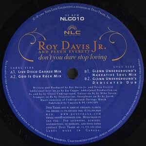 ROY DAVIS JR. & PEVEN EVERETT / DON'T YOU DARE STOP LOVING