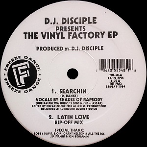 DJ DISCIPLE / VINYL FACTORY
