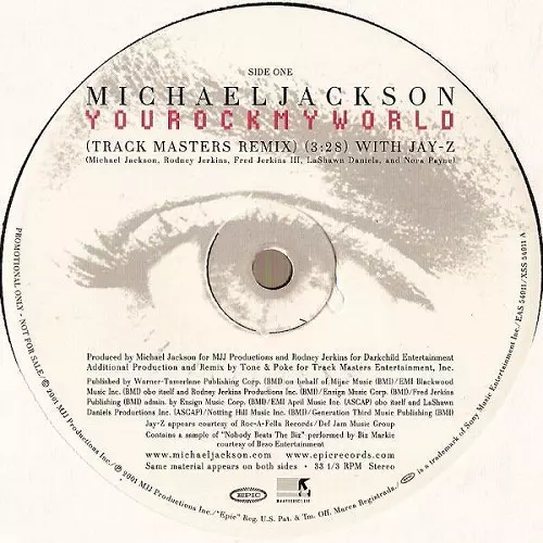 MICHAEL JACKSON / マイケル・ジャクソン / YOU ROCK MY WORLD REMIX 12"
