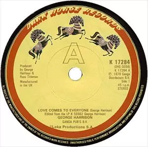 GEORGE HARRISON / ジョージ・ハリスン / LOVE COMES TO EVERYONE