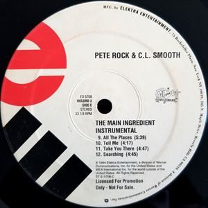 PETE ROCK & C.L. SMOOTH / ピート・ロック&C.L.スムース / MAIN INGREDIENT INSTRUMENTAL