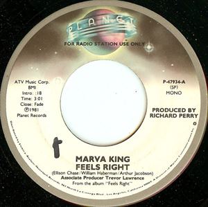 MARVA KING / マーヴァ・キング / FEELS RIGHT