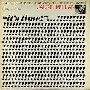 JACKIE MCLEAN / ジャッキー・マクリーン / IT'S TIME!