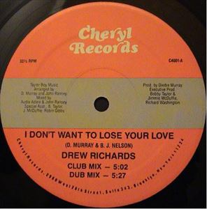 DREW RICHARDS / I DON'T WANT TO LOSE YOUR LOVE