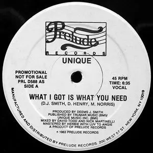 UNIQUE / UNIQUE(SOUL) / WHAT I GOT IS WHAT YOU NEED