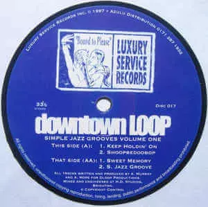 DOWNTOWN LOOP / SIMPLE JAZZ GROOVES VOLUME 1