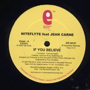NITEFLYTE / ナイトフライト / IF YOU BELIEVE 12"