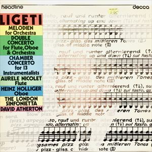 DAVID ATHERTON  / デイヴィッド・アサートン / LIGETI: MELODIEN FOR ORCHESTRA