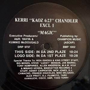 KERRI CHANDLER / ケリー・チャンドラー / MAGIC